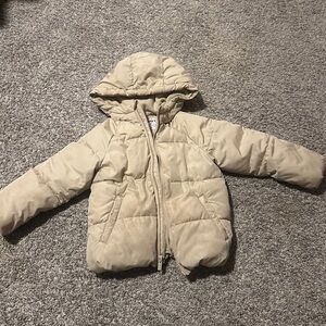 Old Navy Kids Beige Puffer Jacket